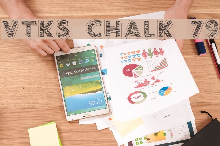 vtks chalk 79 Font examples
