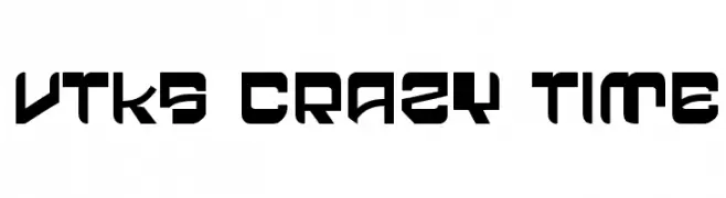 vtks crazy time  Free Fonts Download
