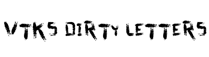 vtks dirty letters  baixar fontes gratis
