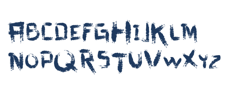 vtks dirty letters Lowercase