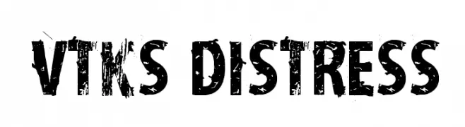 vtks distress  font caratteri gratis