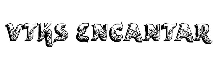 vtks encantar  Frei Schriftart Herunterladen