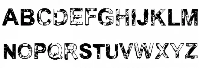 vtks fresh Font UPPERCASE