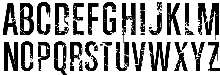 vtks ink Font LOWERCASE