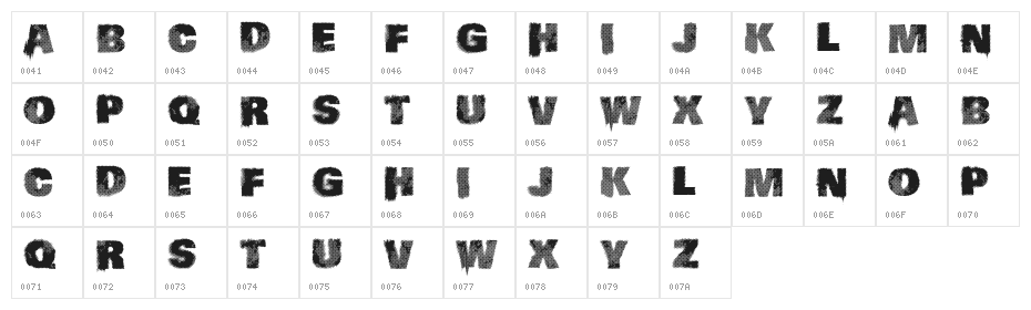 vtks logic Character Map