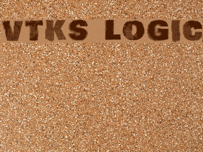 vtks logic Font examples