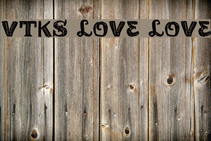 vtks love love Example 1