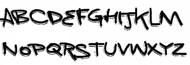 vtks mint Schriftart Groß