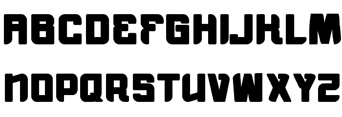vtks morning rain BOLD Font LOWERCASE