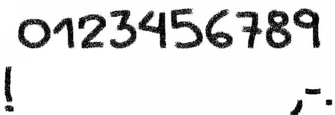 vtks noise Font OTHER CHARS