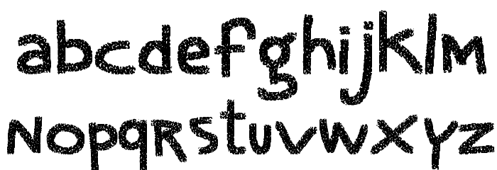 vtks noise Font LOWERCASE