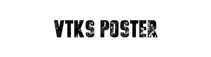 vtks poster  Frei Schriftart Herunterladen