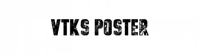 vtks poster  Frei Schriftart Herunterladen