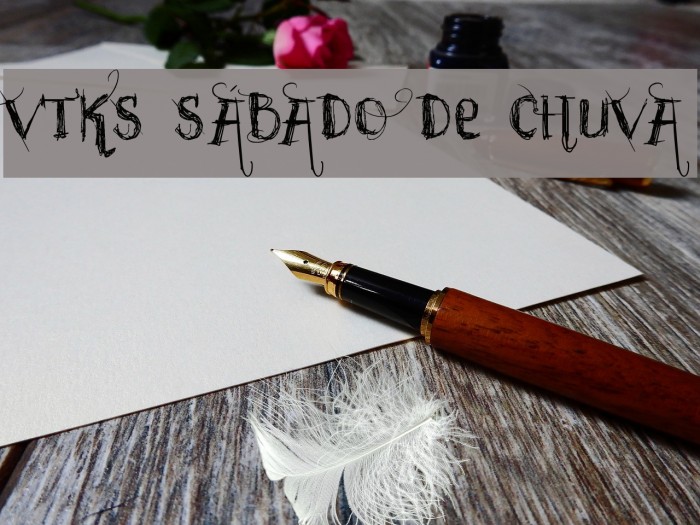 vtks sábado de chuva Font examples