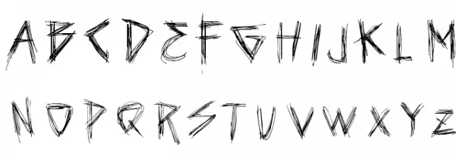 vtks seven Caratteri MINUSCOLO