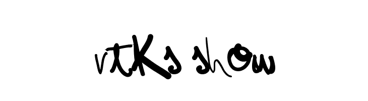 vtks show  免费字体下载