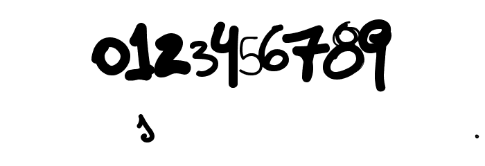 vtks show Font OTHER CHARS