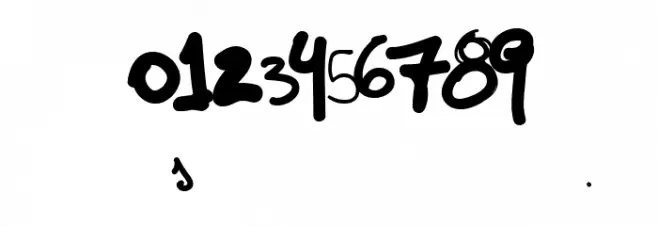 vtks show Font OTHER CHARS