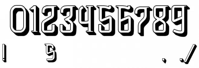 vtks solution 3d Font OTHER CHARS