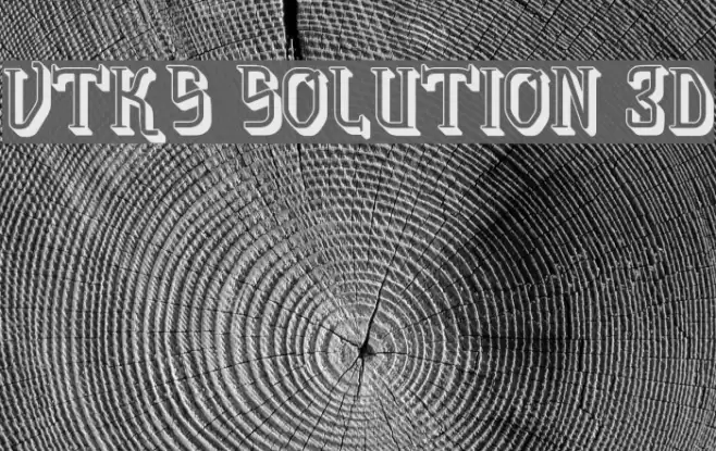 vtks solution 3d Font examples