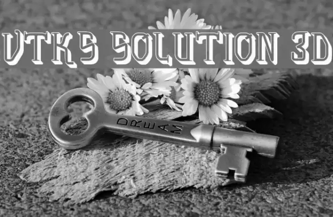 vtks solution 3d Font examples