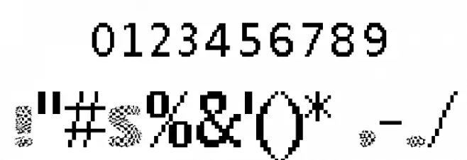 vtks squares Schriftart Anderer Schreiben
