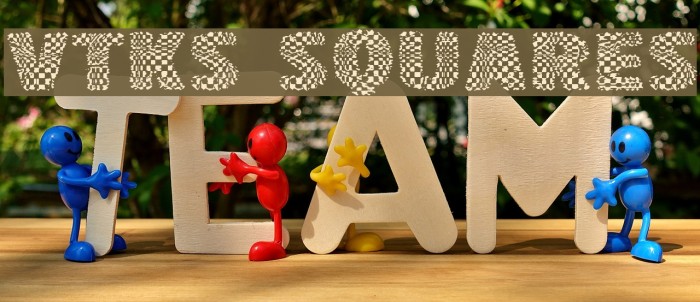 vtks squares Font examples