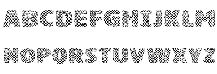 vtks squares Font LOWERCASE
