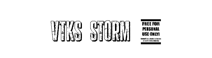 vtks storm 2 Font