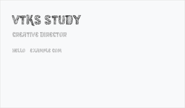 vtks study Business Card