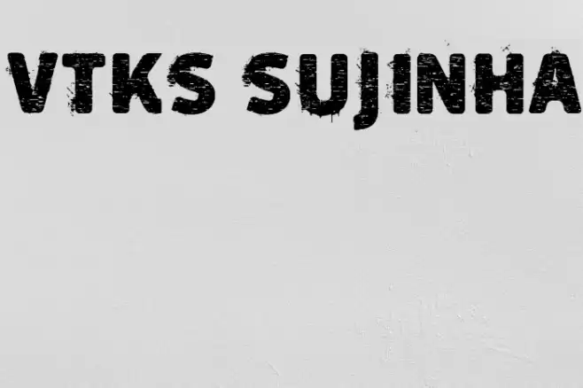 vtks sujinha Font examples