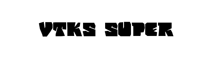 vtks super  font caratteri gratis