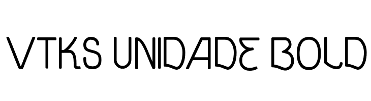 vtks unidade bold Font
