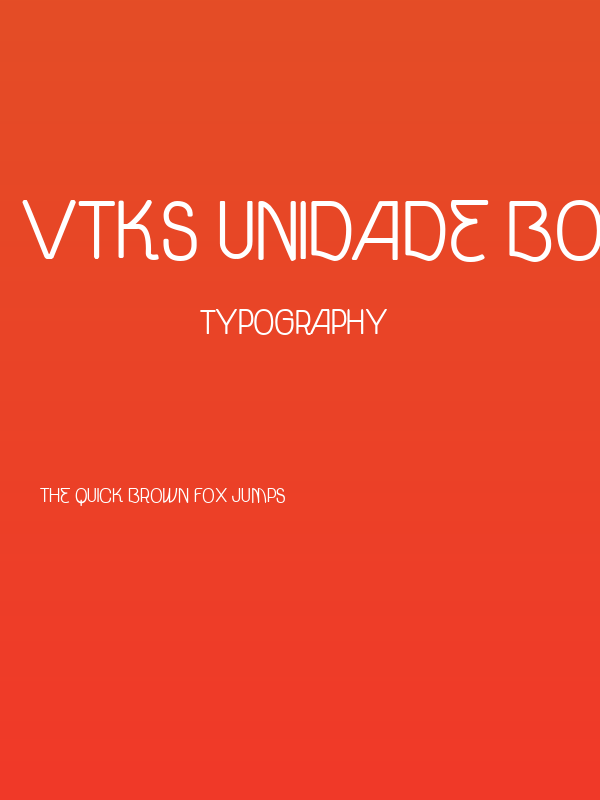 vtks unidade bold Poster