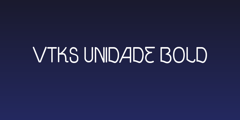 vtks unidade bold Social Header