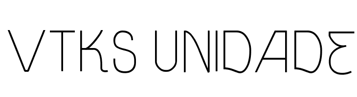 vtks unidade Font