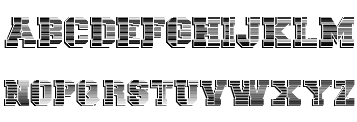 vtks university Font LOWERCASE