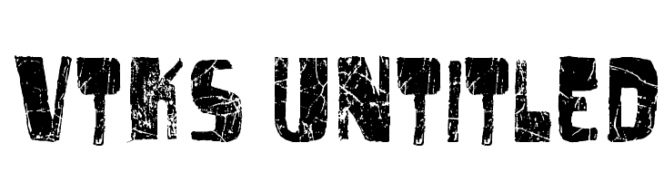 vtks untitled Font