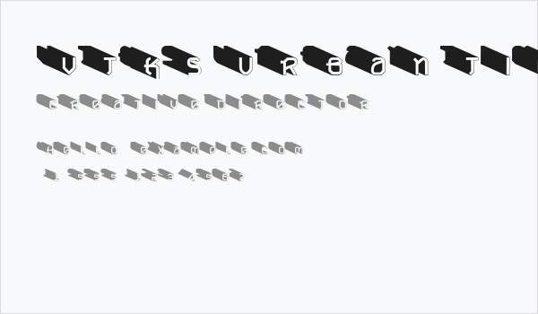 vtks urban time super 3d Business Card