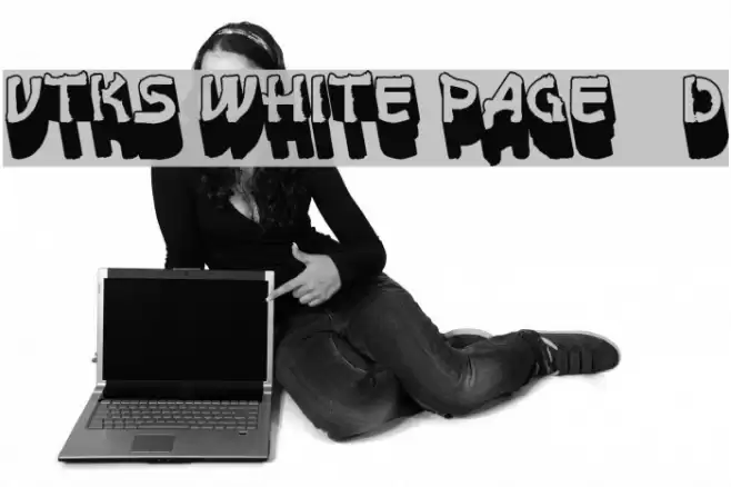 vtks white page 3d Font examples