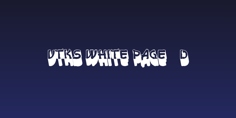 vtks white page 3d Social Header