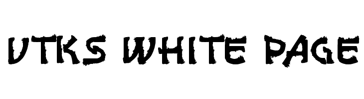 vtks white page  Free Fonts Download