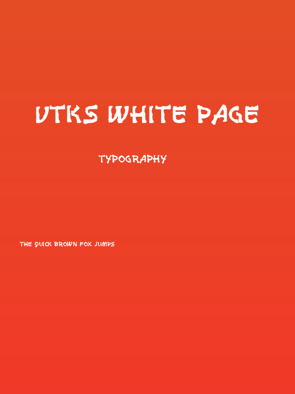 vtks white page Poster