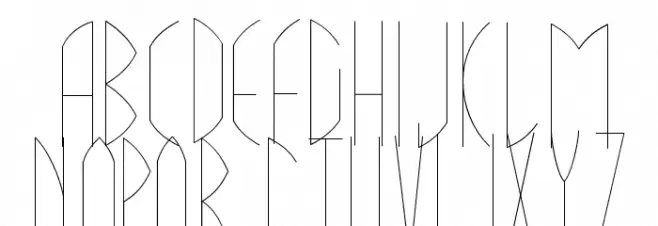 Vue Semi-condensed Light Schriftart Groß