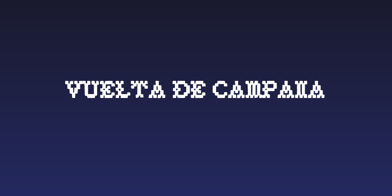 Vuelta De Campana Social Header