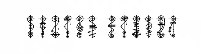 Vulcan Script  les polices de caractères gratuit tlcharger
