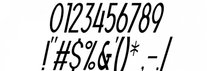 Vuldo Italic Font OTHER CHARS