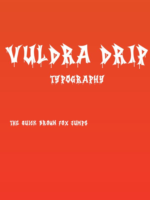 Vuldra Drip Drip Poster