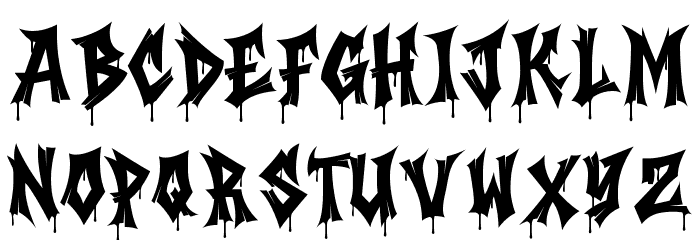 Vuldra Drip Drip フォント 小文字