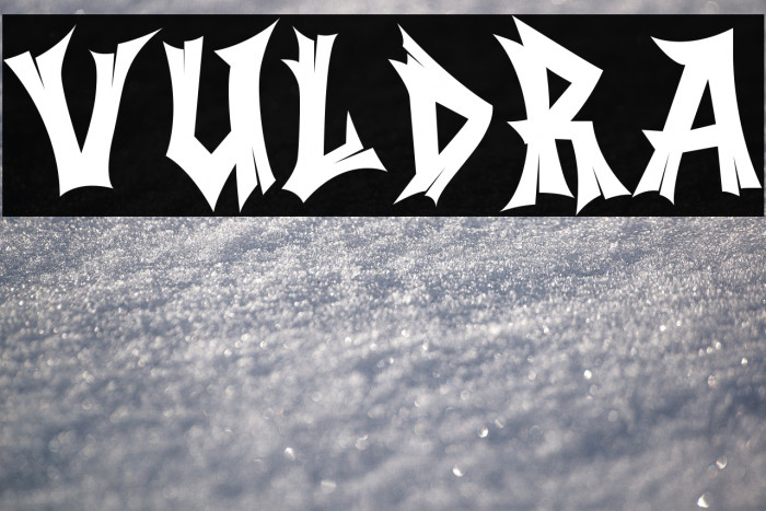 Vuldra フォント examples